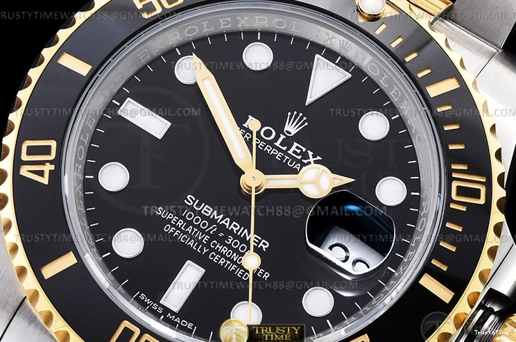 0415 Submariner 116613LN 904L YG SS Black GMF V2 VR DailyWear 1089